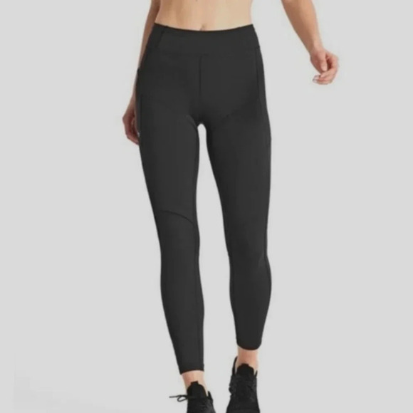 OROS the Delta tight black high waisted leggings thigh padding size small - Picture 1 of 10